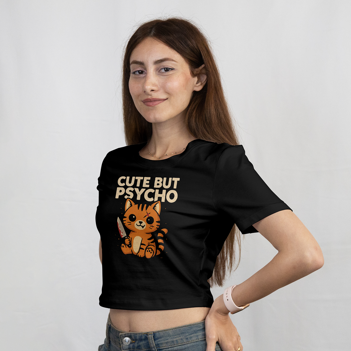 Cute But Psycho Cat Shirt