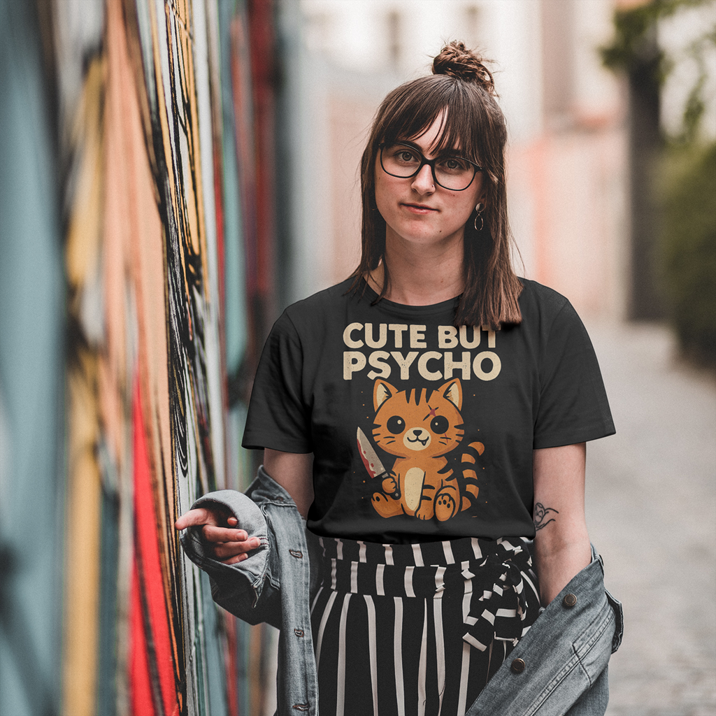 Cute But Psycho Cat Shirt
