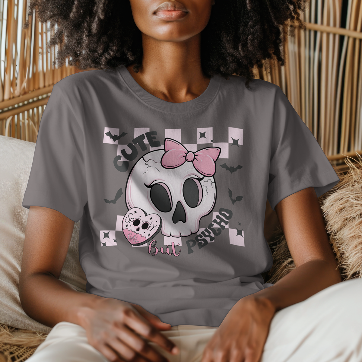 Kawaii Goth Skull